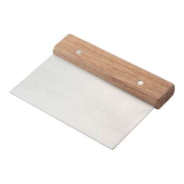 Winco Winco Wood Handle Stainless Steel Blade Sough Scraper - DSC-3