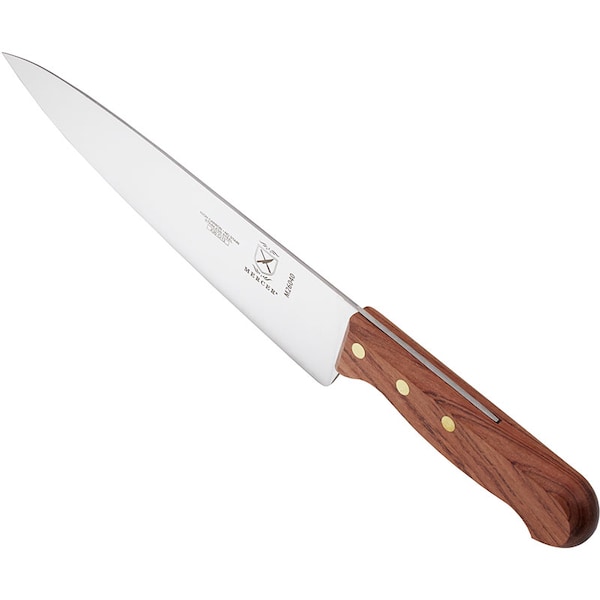 Mercer Cutlery Praxis 8" Chef Knife, Rose Wood Handle - M26040
