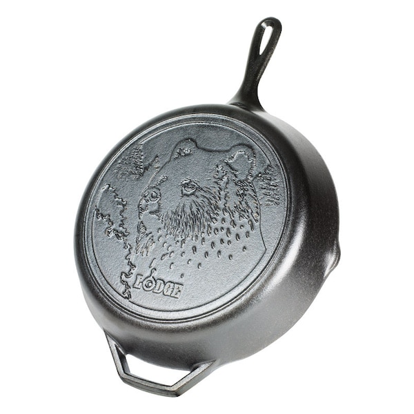 Lodge SKILLET BRN BEAR12"" - L10SKWLBR