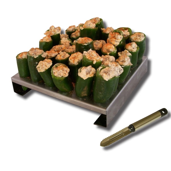 King Kooker 36 Hole Jalapeno Rack, Stainless Steel - 36JR
