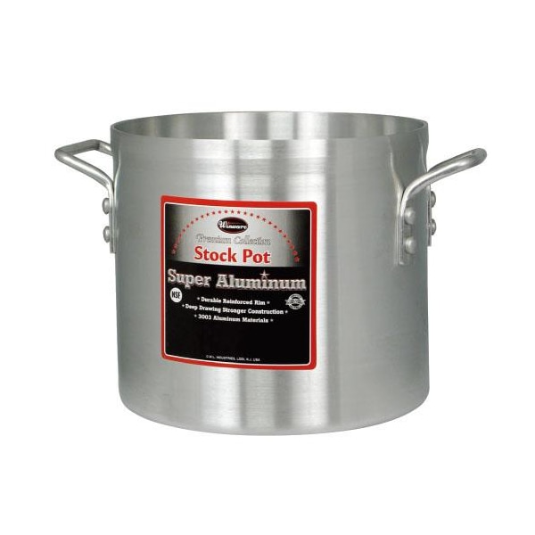 Winco 40 qt Super Aluminum Stock Pot - AXS-40