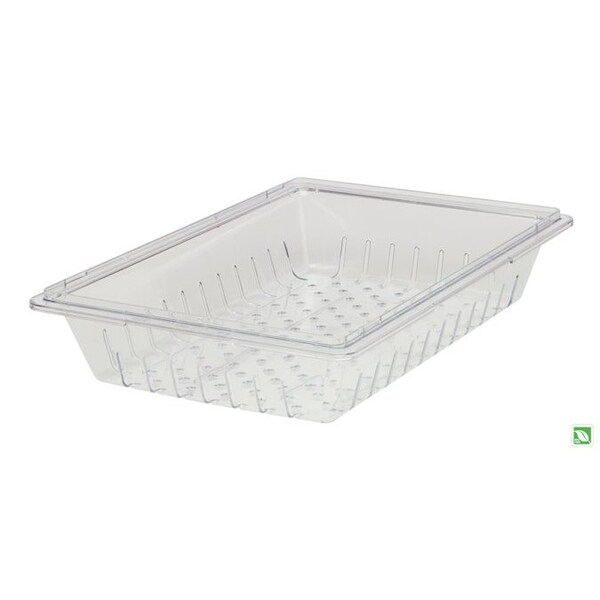 Rubbermaid Food Box Colander/Drain Tray Clear 6 in. Deep - FG330300CLR-EA