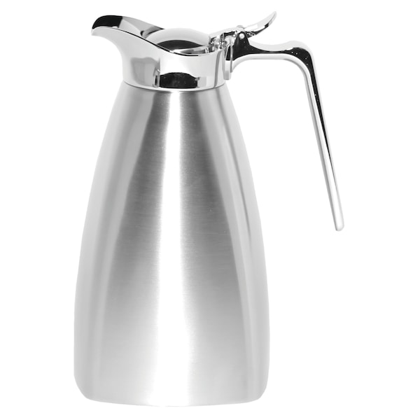 Service Ideas Square Server, Vacuum insulated, 23.7 oz., Brushed Stainless Steel - SVSQ07BS