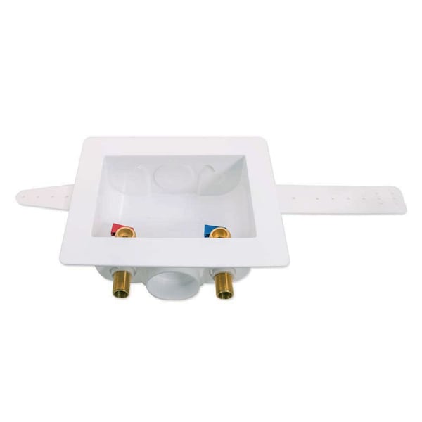 Thrifco Plumbing 1/2 Inch Sweat Center Drain Washing Machine Outlet Box - 4908055