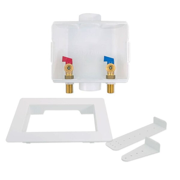 Thrifco Plumbing 1/2 Inch Sweat Center Drain Washing Machine Outlet Box - 4908055