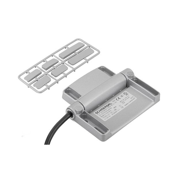 Interruptor de bisagra de seguridad Kipp 98X116, Forma: B, Zinc, Versión Larga, Comp: Plástico, Montaje, 1C / 2O - K1501.981161121