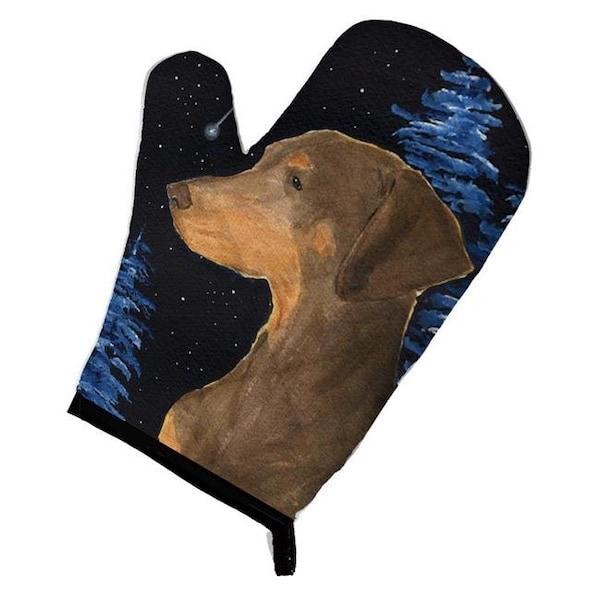 Carolines Treasures Carolines Treasures SS8462OVMT Starry Night Doberman Oven Mitt - SS8462OVMT