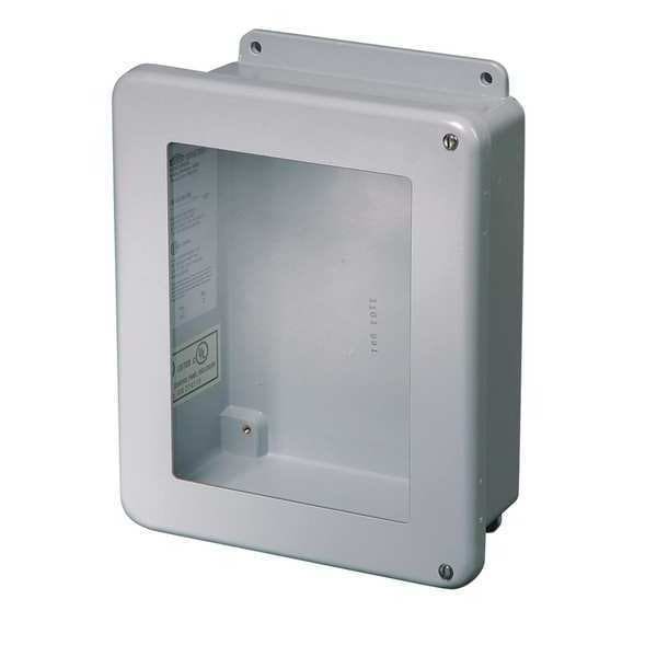 Wiegmann Fiberglass Electrical Enclosures, 5.72 in H, 4.45 in D, 6 in W, NEMA 4X, 6P, 12, Hinged - HW-J60604CHSCW