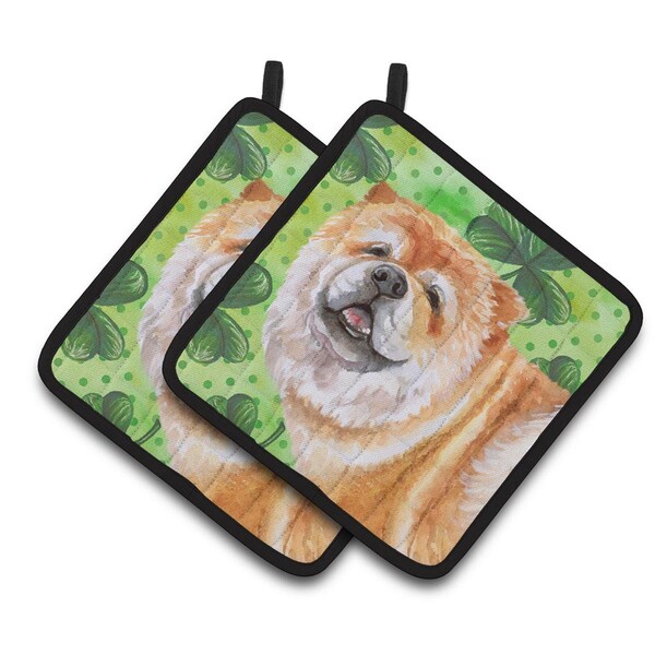 Carolines Treasures Cane Corso St.Patricks Pair of Pot Holders - BB9869PTHD
