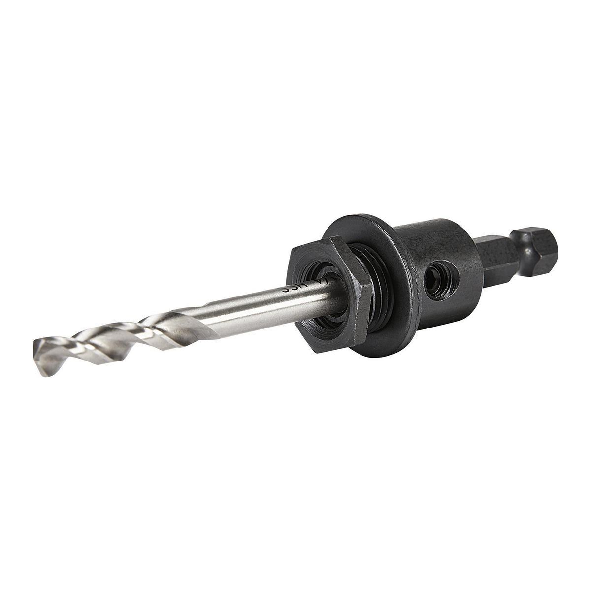 Hércules 3/8 pulg. Arbor de sierra perforadora de cambio rápido universal que se adapta a sierras perforadoras de 3/4 a 1-1/8 pulg. - 57939