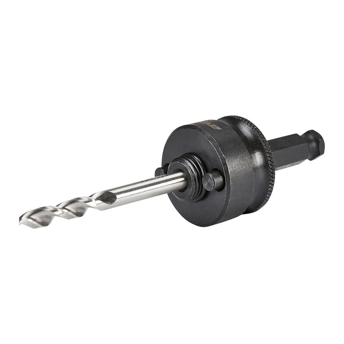 Hércules 7/16 in. Arbor de Broca de Agujero de Cambio Rápido Universal compatible con Brocas de Agujero de 1-1/4 in. y más grandes - 57940