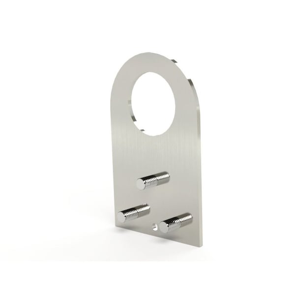 Saginaw Control & Engineering Lifting Lug, 4.81 in. H x 3 in. W x 0.10 in. L, 316 Stainless Steel - SCE-LLB5SS
