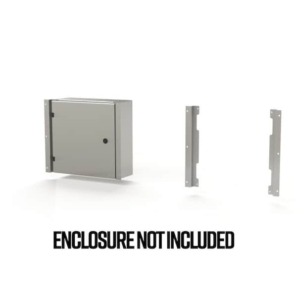 Saginaw Control & Engineering Flush Mount Frame, 15.85 in. H x 2.43 in. W x 1.08 in. L, 316 Stainless Steel - SCE-ELFM16HSS