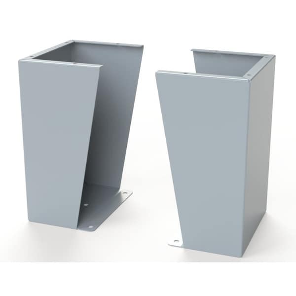Saginaw Control & Engineering Floor Stand Kit, 18 in. H x 12 in. W x 9.12 in. L, Carbon Steel, 1 PR - SCE-FK1812
