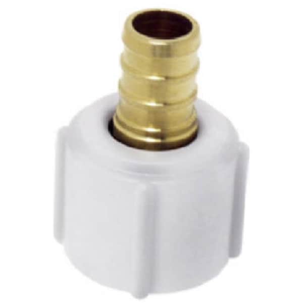 Cash Acme / Sharkbite Sharkbite-Cash Acme 137589 0.5 x 0.5 in. Brass Straight Swivel Adapter - 137589