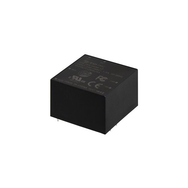 Cui Inc AC to DC Power Supply, 90 to 264V AC, 5V DC, 40W, 8A, PCB - PSK-S60B-5