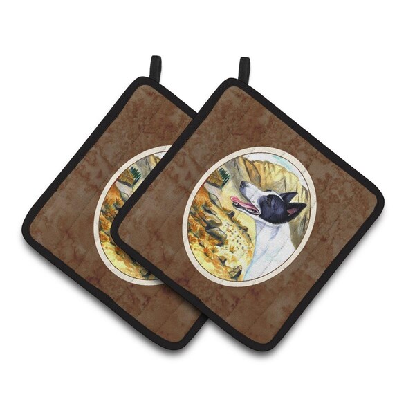 Carolines Treasures Canaan Dog Pair of Pot Holders - 7018PTHD
