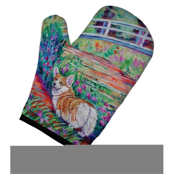Carolines Treasures Corgi Footbridge Oven Mitt - 7298OVMT