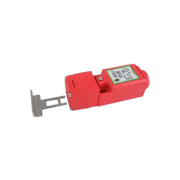 Interruptores de seguridad Idem Usa IDEM IDIS-1 Interruptor de bloqueo de lengüeta plana-Act, 1NC 1NO, 1/2NPT, PE - 190059F