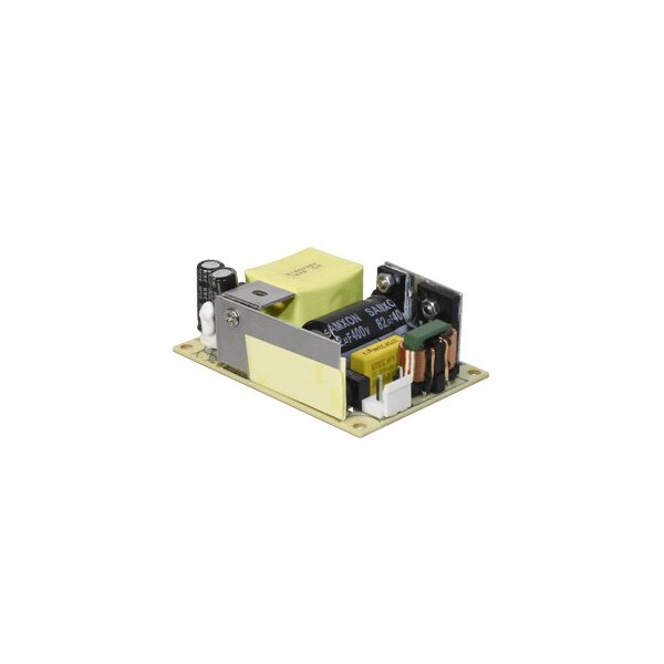 Cui Inc AC to DC Power Supply, 85 to 264V AC, 12V DC, 65W, 5.42A, Chassis - VOF-65C-S12