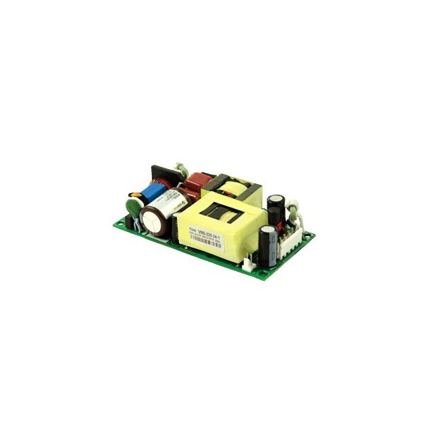 Cui Inc AC to DC Power Supply, 80 to 264V AC, 48V DC, 225W, 4.69A, Chassis - VMS-225-48