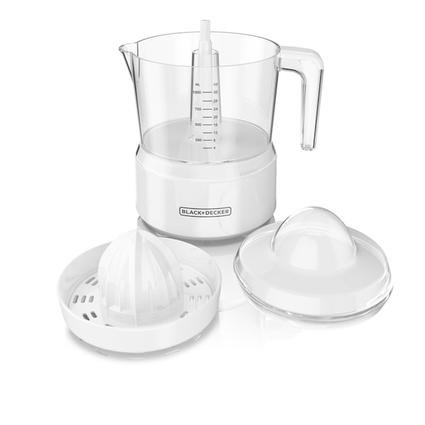 Black & Decker 7.25 in. W X 7.25 in. L White Plastic Juicer 32 oz - CJ650W