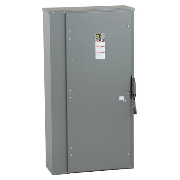 Interruptor de seguridad de fusible de un solo tiro Square D, servicio pesado, 600V CA/CC, 3PST - H367