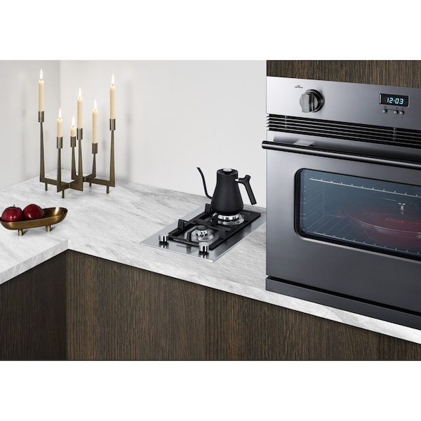 Summit 12" Wide 2-Burner Gas Cooktop In Stainless Steel - GCJ2SS
