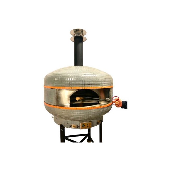 Wppo WPPO Professional Lava Digital Controlled Wood Fired Oven W/Convection Fan, 40in - WKPM-D100