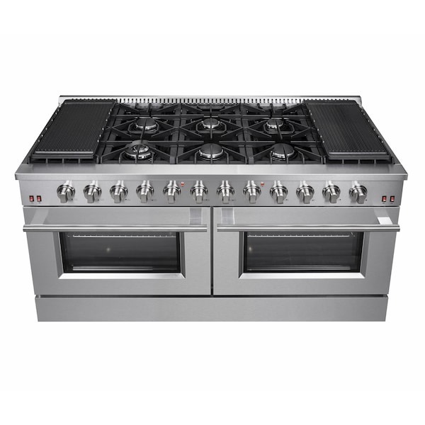 Forno Galiano Gold Professional 60In. Freestanding Gas Range - FFSGS6244-60
