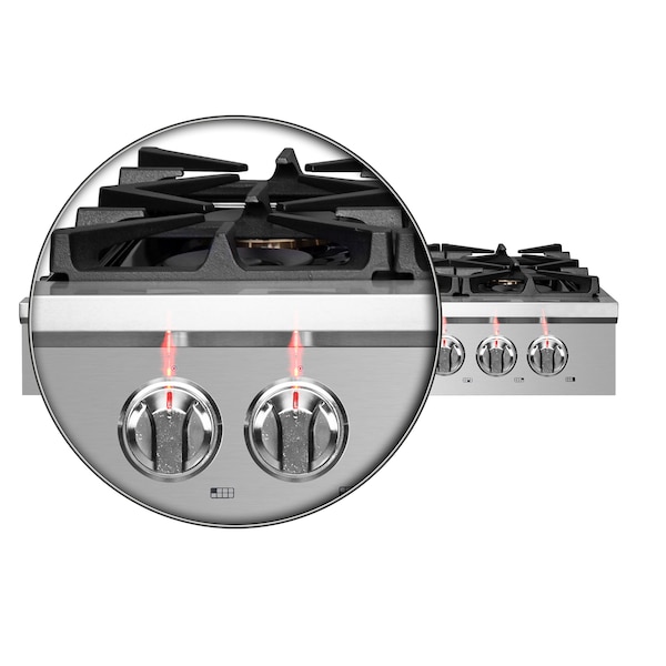 Forno SPEZIA ALTA QUALITA 48In. PRO-STYLE GAS RANGETOP - FCTGS5751-48