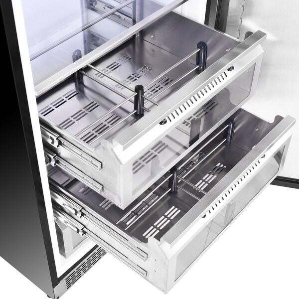Forno Cologne 30In. Freestanding Stainless Steel Refrigerator - FFRBI1821-30S