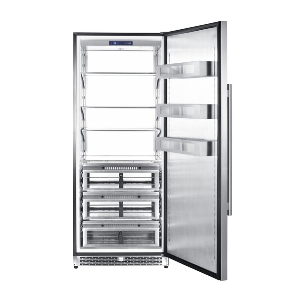 Forno Cologne 30In. Freestanding Stainless Steel Refrigerator - FFRBI1821-30S