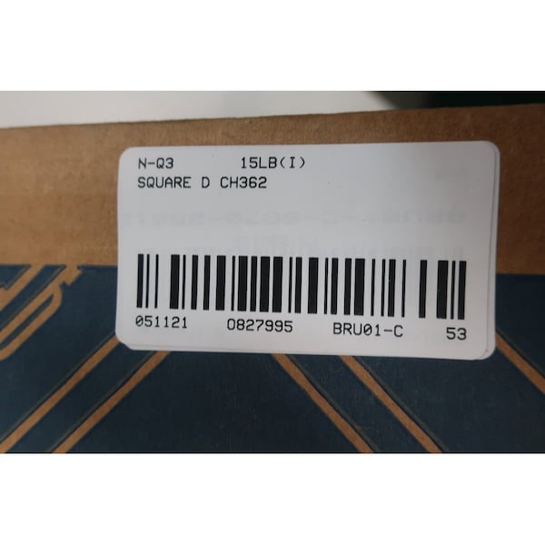 Interruptor de seguridad de un solo tiro con fusible Square D, resistente, 600 V CA/CC, 60 A, NEMA 1 - CH362