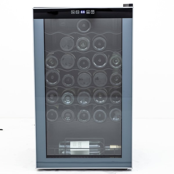 Avanti Avanti 34 Bottle Wine Cooler, Stainless Steel with Black Cabinet - WC34N2P