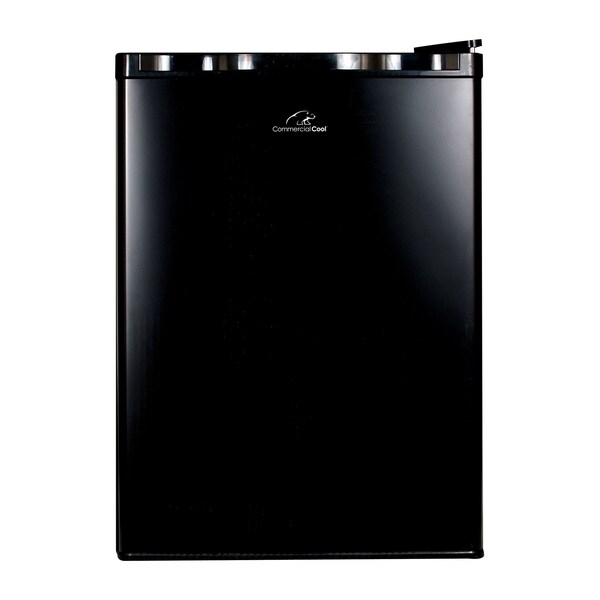 Commercial Cool 2.6 Cu. Ft. Refrigerator, Freezer, Black - CCR26B
