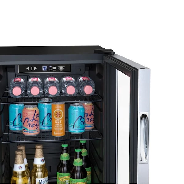 Edgestar 18 Inch Wide 80 Can Capacity Ultra Low Temp Beverage Center - BWC121SSLT