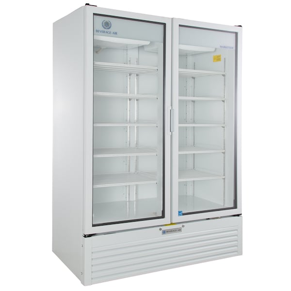 Beverage-Air Glass Door Merchandiser, Refrigerator, 39.41 cu. ft. Capacity, Black - MT53-1W