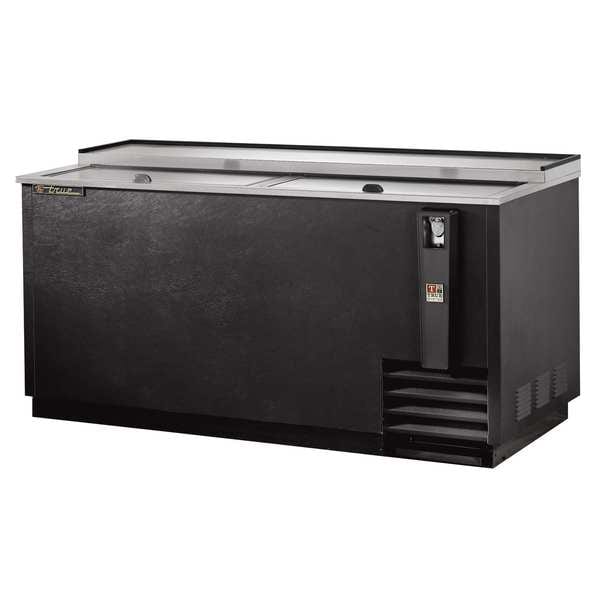 True Commercial Bottle Cooler, Width 64-5/8 In Black - TD-65-24-HC