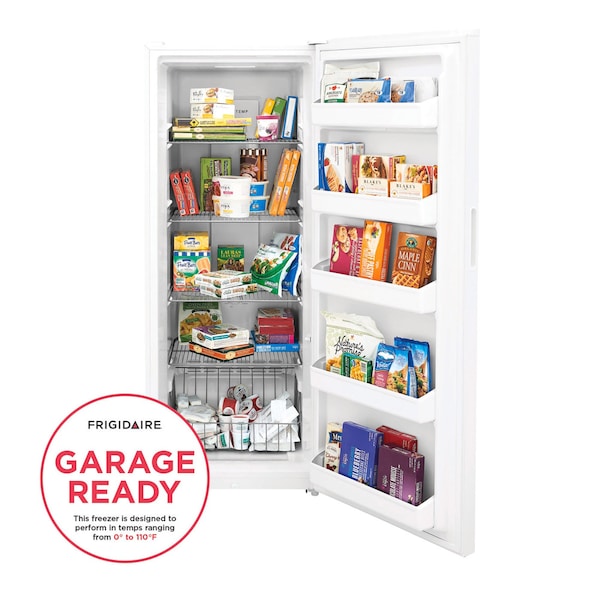 Almo 18 cu. ft. Upright Frost-Free Freezer with Power Outage Assurance and EvenTemp Cooling System - FFFU18F2VW