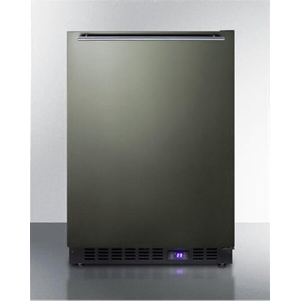 Summit Appliance Summit Appliance SCFF53BXKSHHIM 24 in. Freestanding or Built in Upright Counter Depth Freezer; Black - SCFF53BXKSHHIM