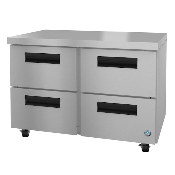 Hoshizaki America Freezer, Two Section Undercounter, Stainless Drawers - UF48B-D4