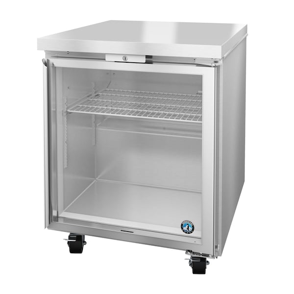 Hoshizaki America Freezer, Single Section Undercounter, Full Glass Door - UF27B-GLP01