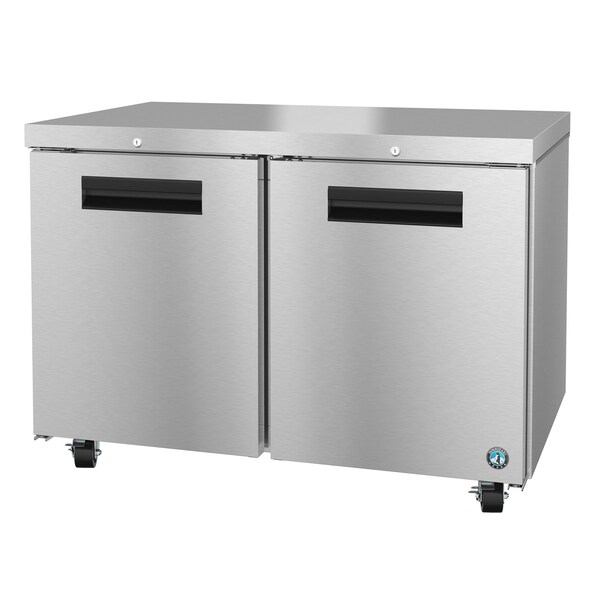 Hoshizaki America Freezer, Two Section Undercounter, Stainless Doors with Lock,  - UF48B-01