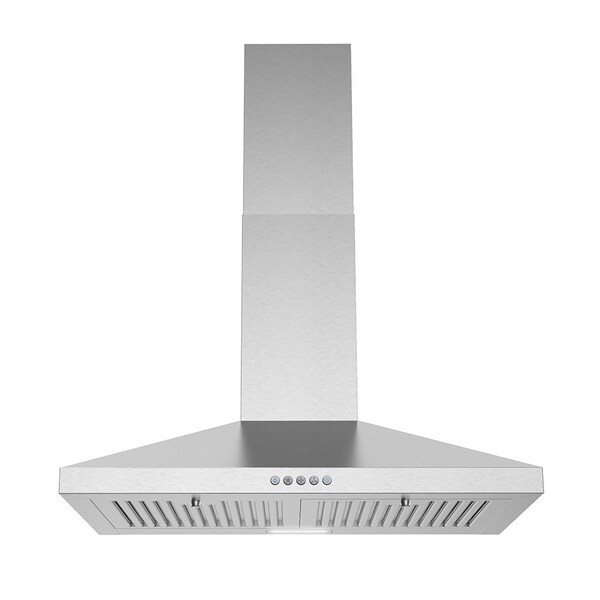 Streamline 30 in. Galvani Ducted Wall Mount 220 CFM Range Hood in Brushed Stainless Steel - T-19-1-DT