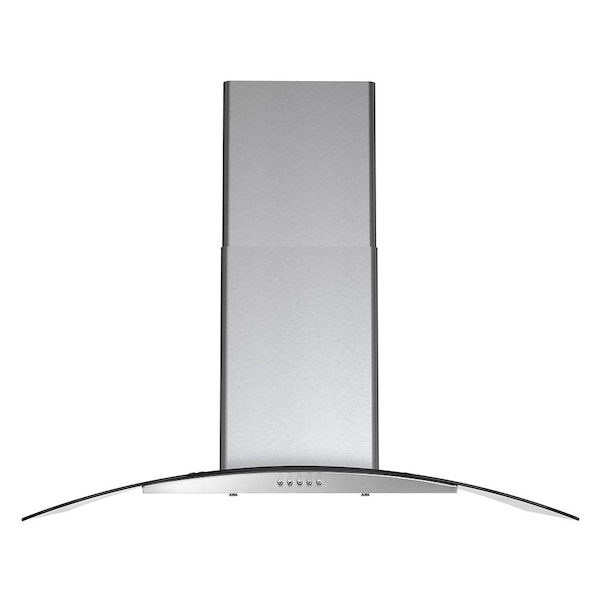 Streamline 36 in. Giberti Ductless Wall Mount 220 CFM Range Hood in Brushed Stainless Steel - T-8227-1-DL