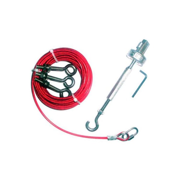Interruptores de seguridad Idem Usa IDEM Rope Kit-Galvanizado, 5M, Galvanizado - 140001