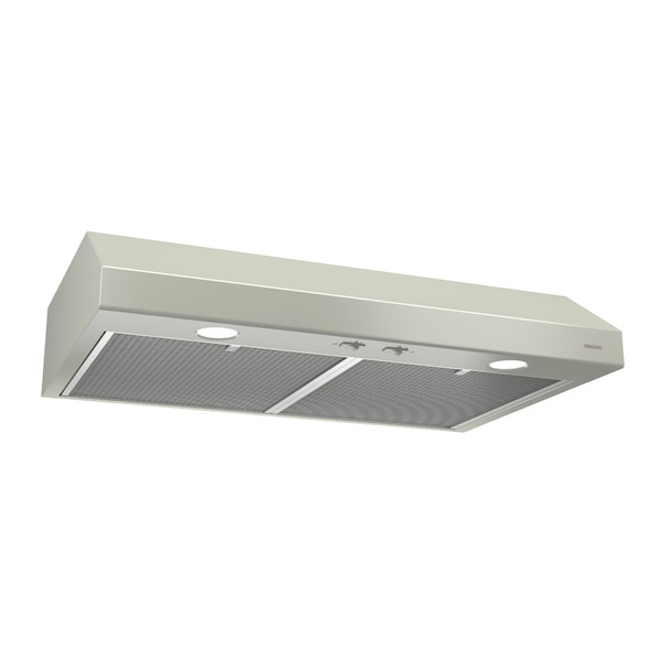 Almo Glacier 30-Inch Bisque Under Cabinet Range Hood with 300 CFM Max Blower and 5 Sones - BCSD130BC