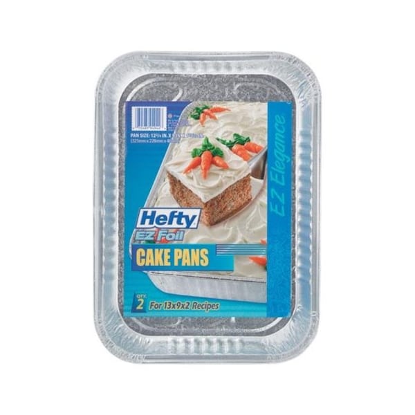 Ez Foil EZ Foil Z94944 Foil Rectangular Cake Pan  Aluminum - 13 x 9 x 2 in. - pack of 12 - 6065486