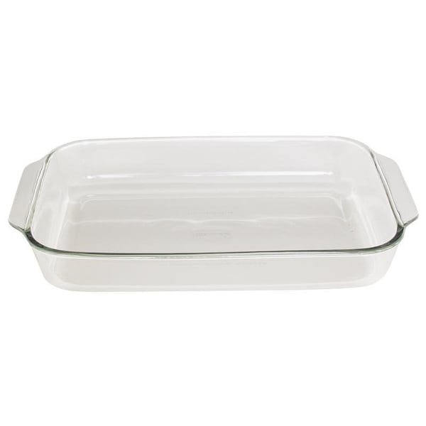 Oneida Oven Basics Series 819380BL11 Bake Dish, 5 qt Capacity, Glass, Clear - 819380L20